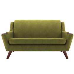 G Plan Vintage The Fifty Five Small 2 Seater Sofa Velvet Cactus